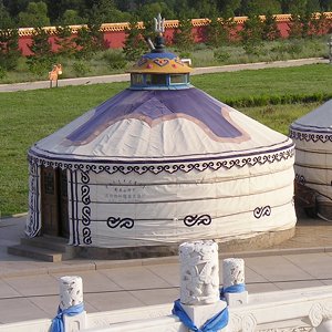 A yurt in Inner Mongolia